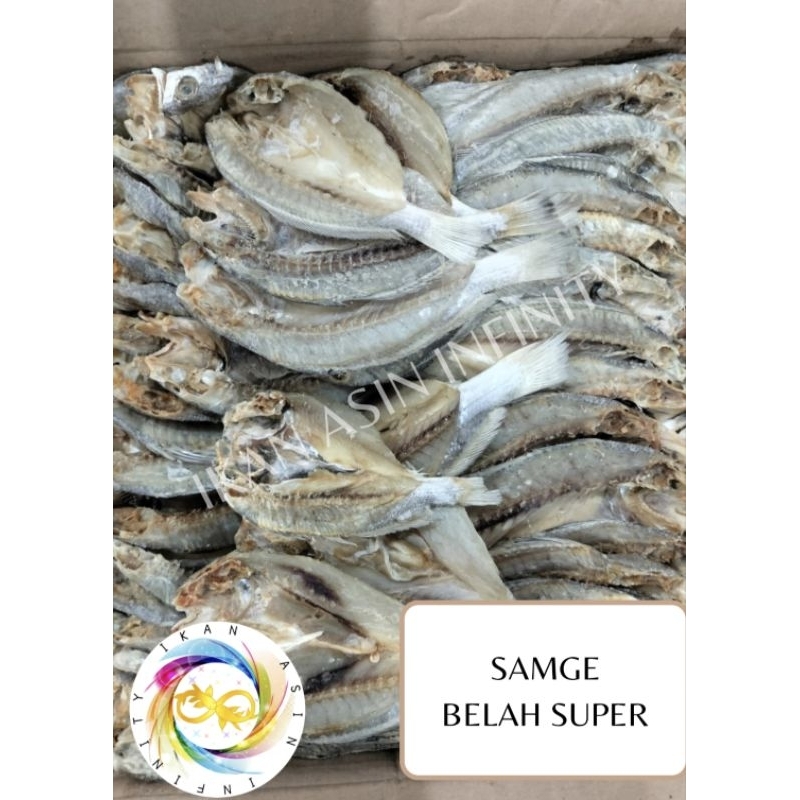 

Ikan asin Samge Belah SUPER (1000 gram / 1 kg)