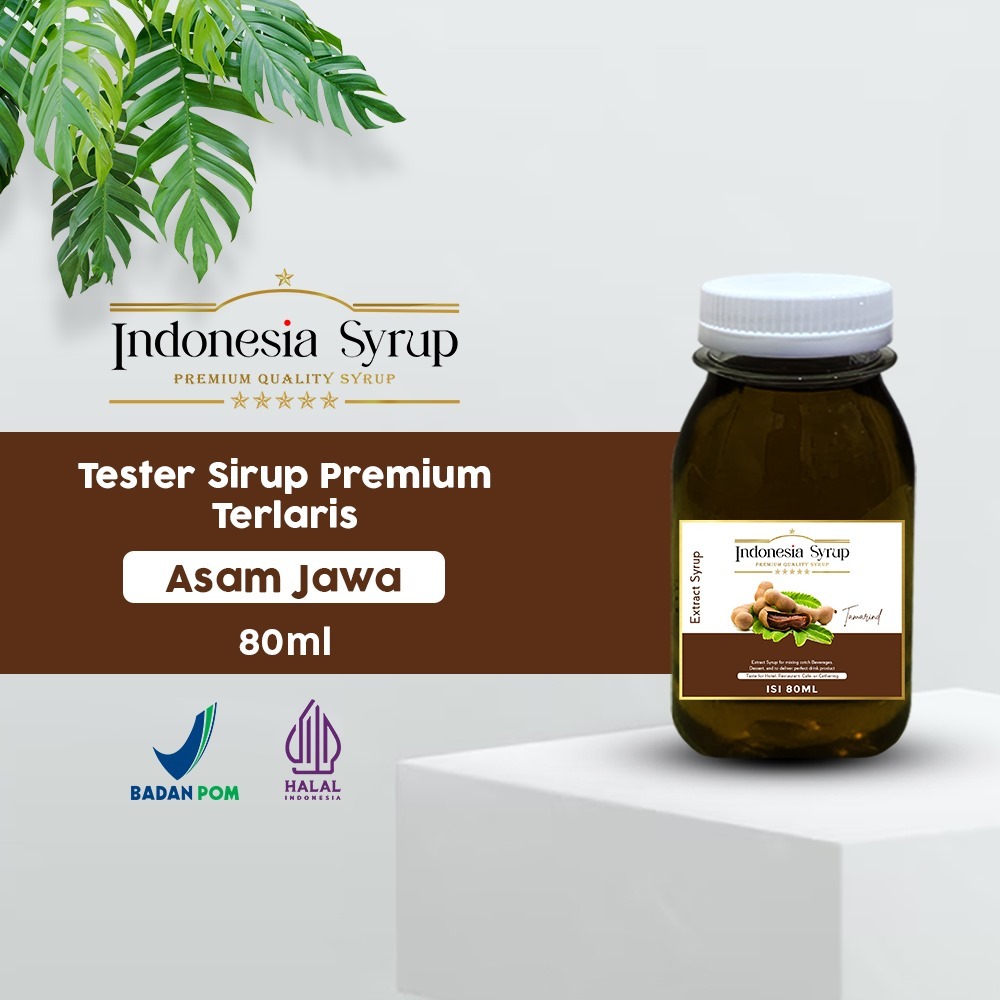 

Sirup Premium Rasa Tamarind / Asam Jawa Minuman Sirop Flavoured Syrup Halal BPOM 80 ml Indonesia Syrup Omura Powder