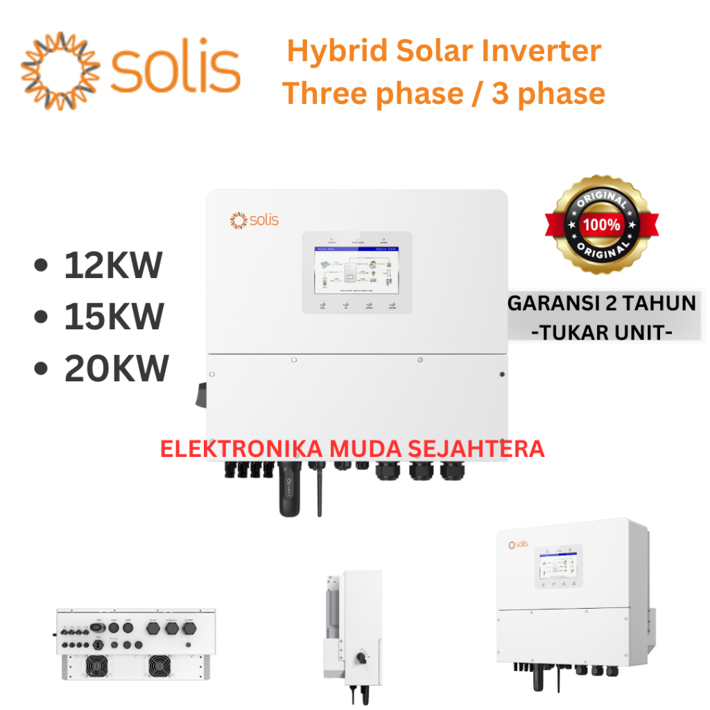 SOLIS HYBRID SOLAR INVERTER 3 PHASE / THREE PHASE / 12KW-20KW / HYBRID INVERTER SOLAR CELL