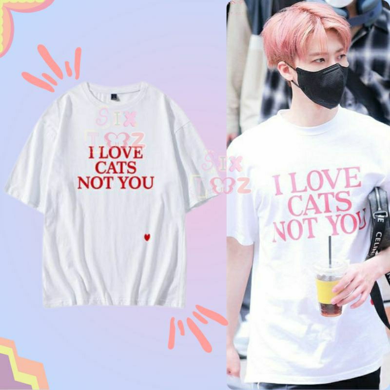 Jaemin Shirt I Love Cats Not You Kaos Jaemin NCT Tshirt