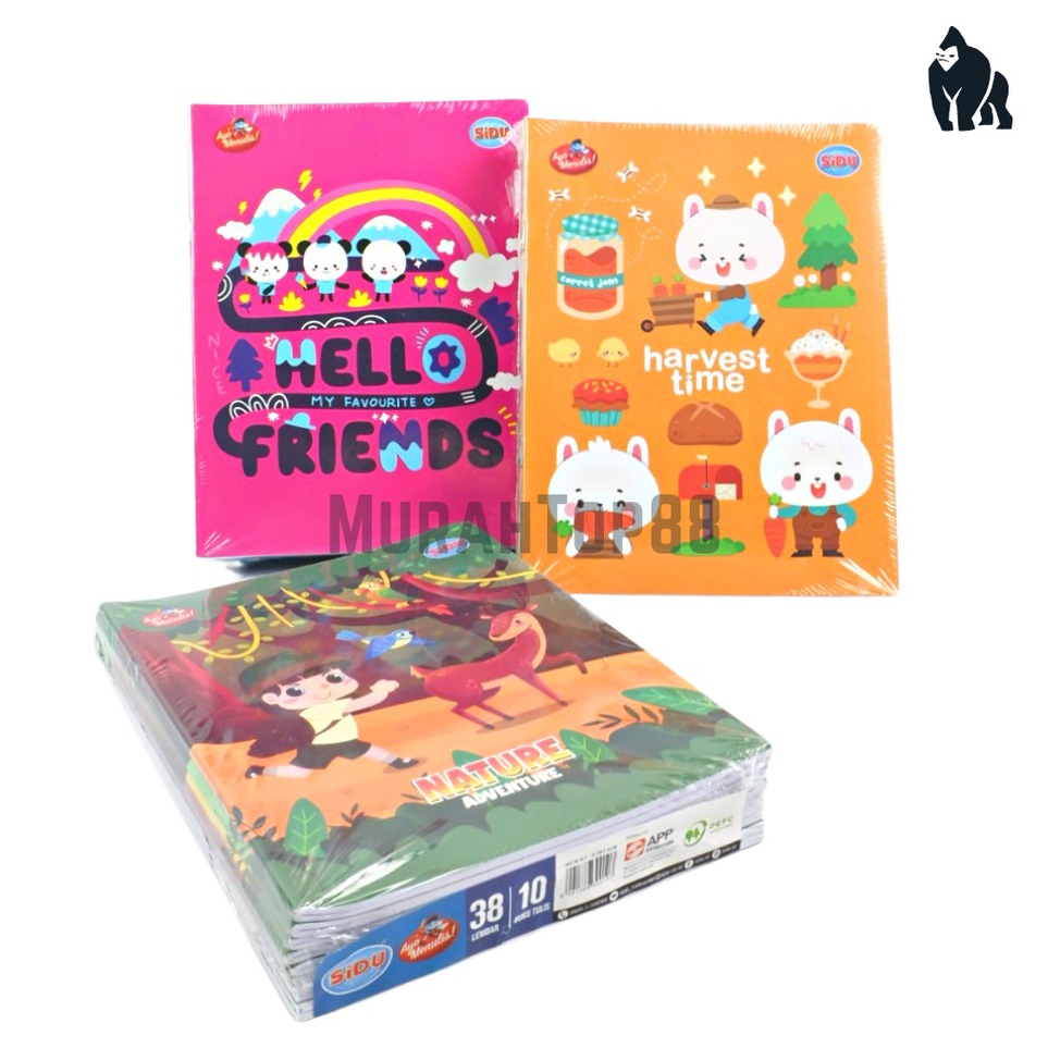 

KODE PRODUK PTQYK8875 Buku Tulis Sidu 38 Lembar Buku Sekolah Anak Karakter Sinar Dunia PER PACK ISI 1 PCS