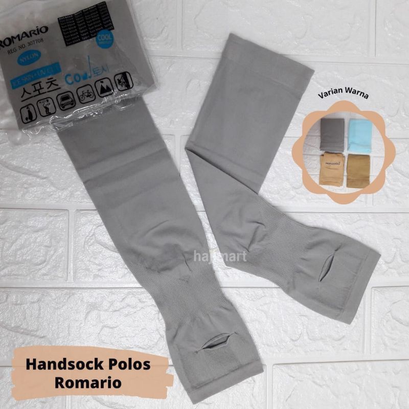 manset handsock UV cut sunblock jempol kaos tebal elastis UNISEX