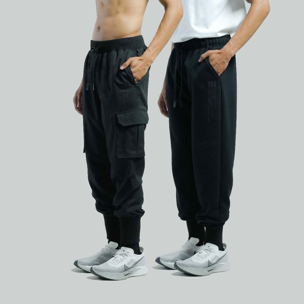 Welds Utility Jogger Cargo & Performance Jogger Pants - Celana Training Jogger Cargo Olahraga Pria