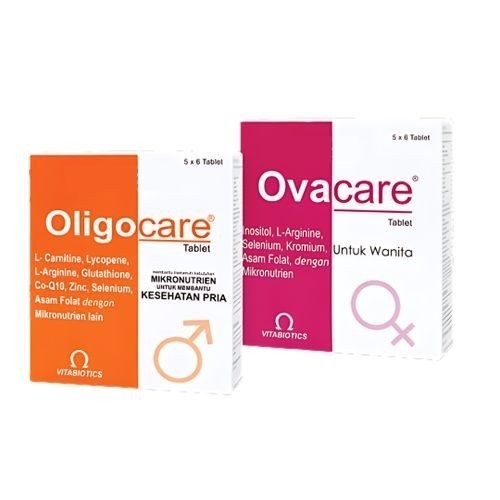Oligocare - Ovacare 30 Tablet - Suplemen Promil dan Kesuburan Pria & Wanita