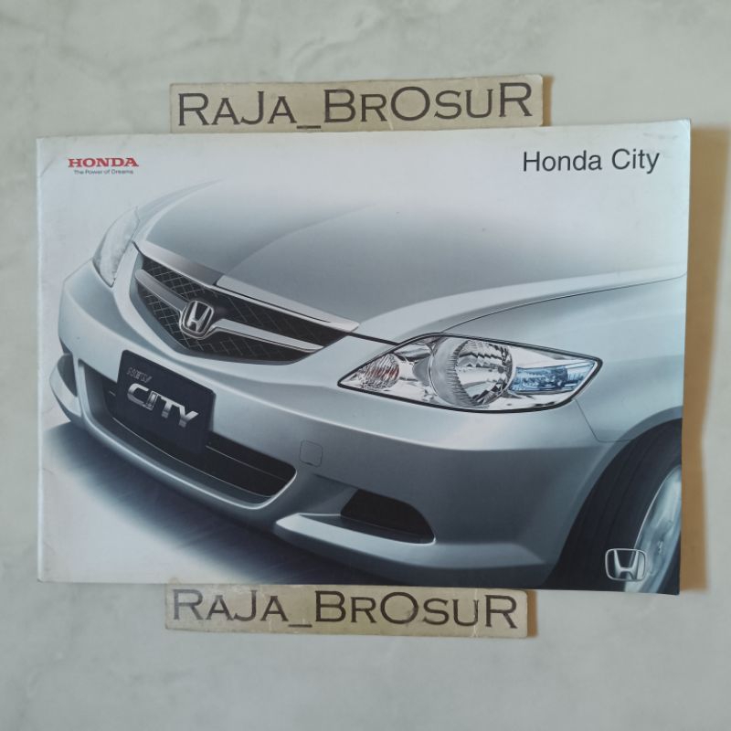 Poster brosur katalog booklet jadul lawas Honda City 2007