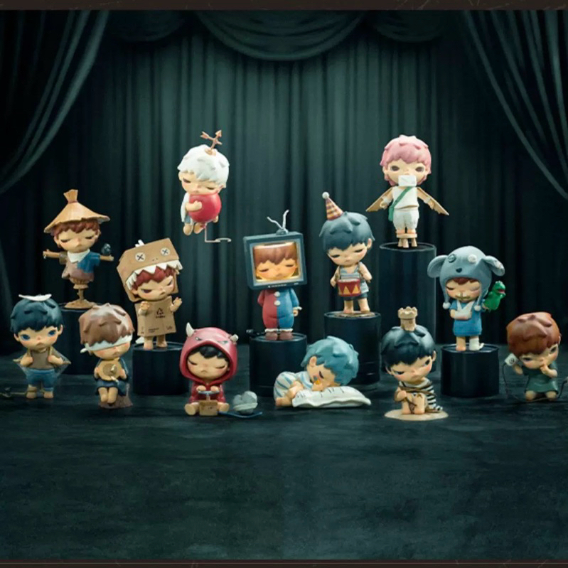 (Selected - ready) Pop Mart Hirono Mime Series Blind Box Mini figure - guardian - devilry - drifter 