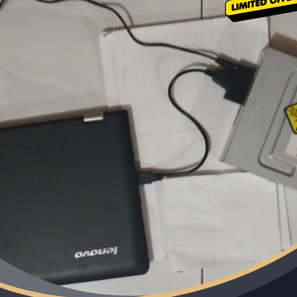 HEBOHH PARAH Kabel DVD internal PC jadi eksternal USB to SATA adapter CD ROM DVD RW