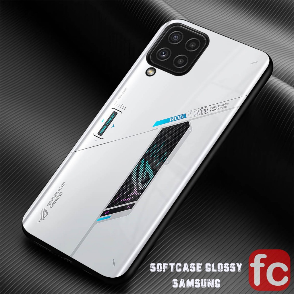 [FR87] Softcase Kaca Samsung M33 M53 A12 M12 A22 M22 M32 4G Case Silikon Mika Silicon Cover Kilau Ka