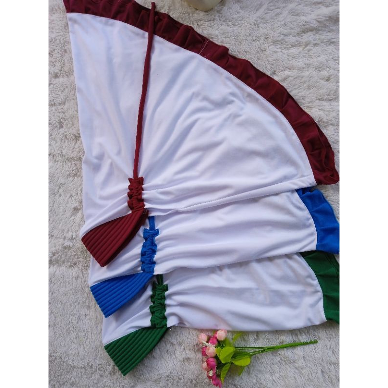 jilbab sekolah Sd#nama bordir