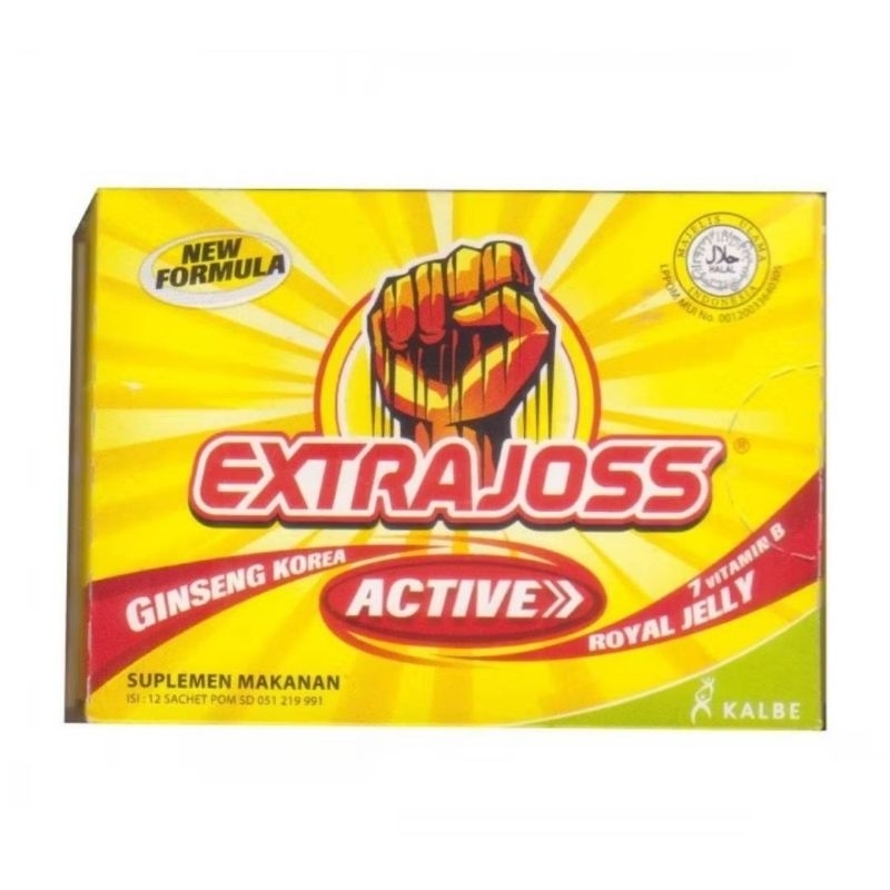 

Extrajoss Ginseng Korea Royal jelly Active isi 1Pcs 4G