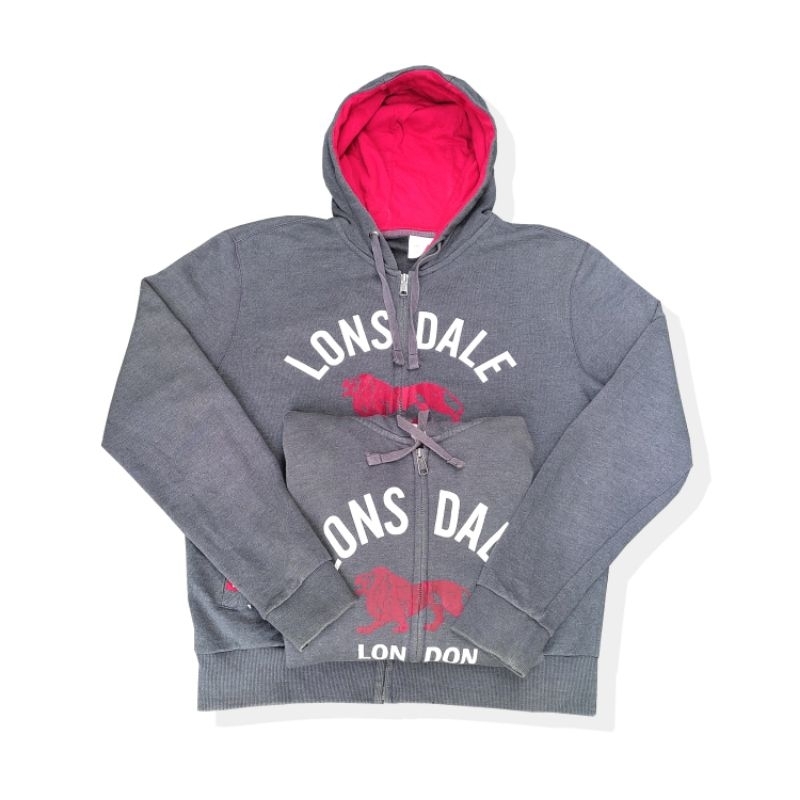 LONSDALE ZIP HOODIE SECOND