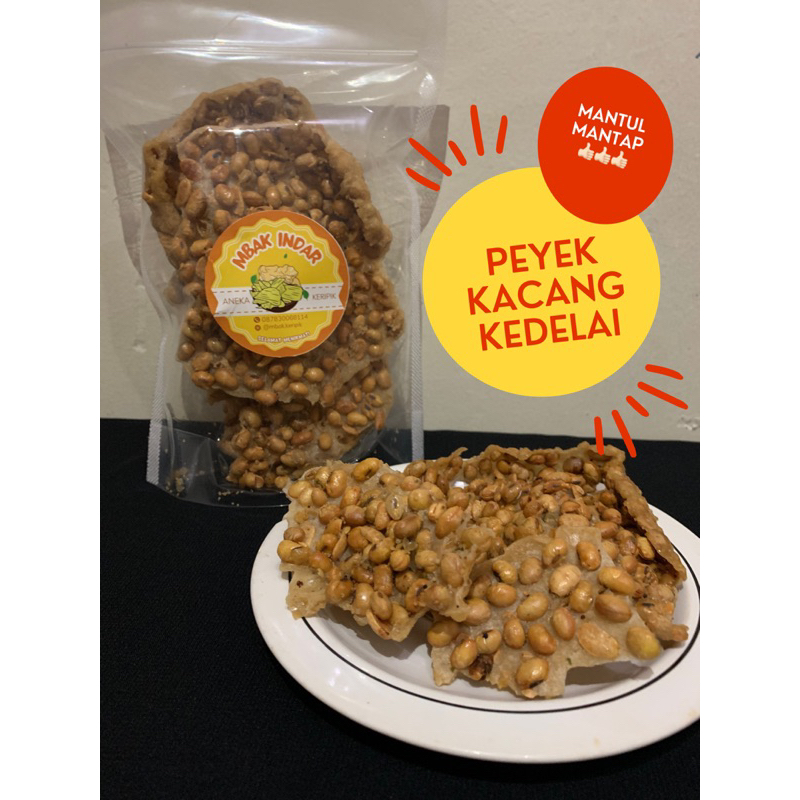 

Peyek Kacang Kedelai/ Keripik kedelai 150gr