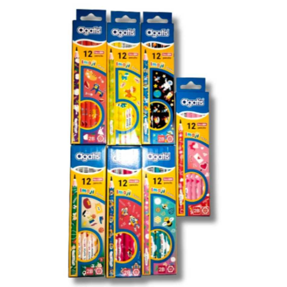 

(Pak/12Pcs) AGATIS - Pensil 2B Imajiku Series