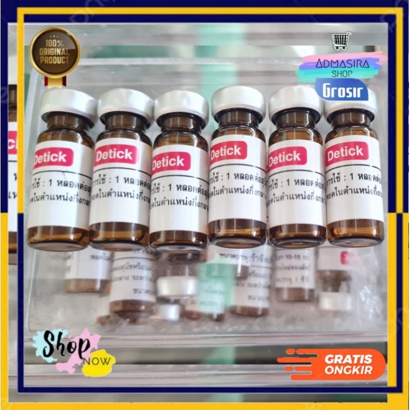 ASLI DETICK 1ml Obat Kutu Tetes Kucing Anjing Detick 1 ml Caplax 0-10kg