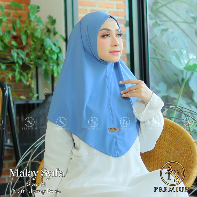 Hijab Instan Daily MALAY SYIFA M Jersey uun