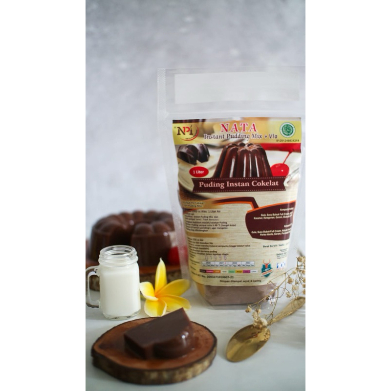 

NATA Puding Instant 1 Liter + Vla Rasa Cokelat