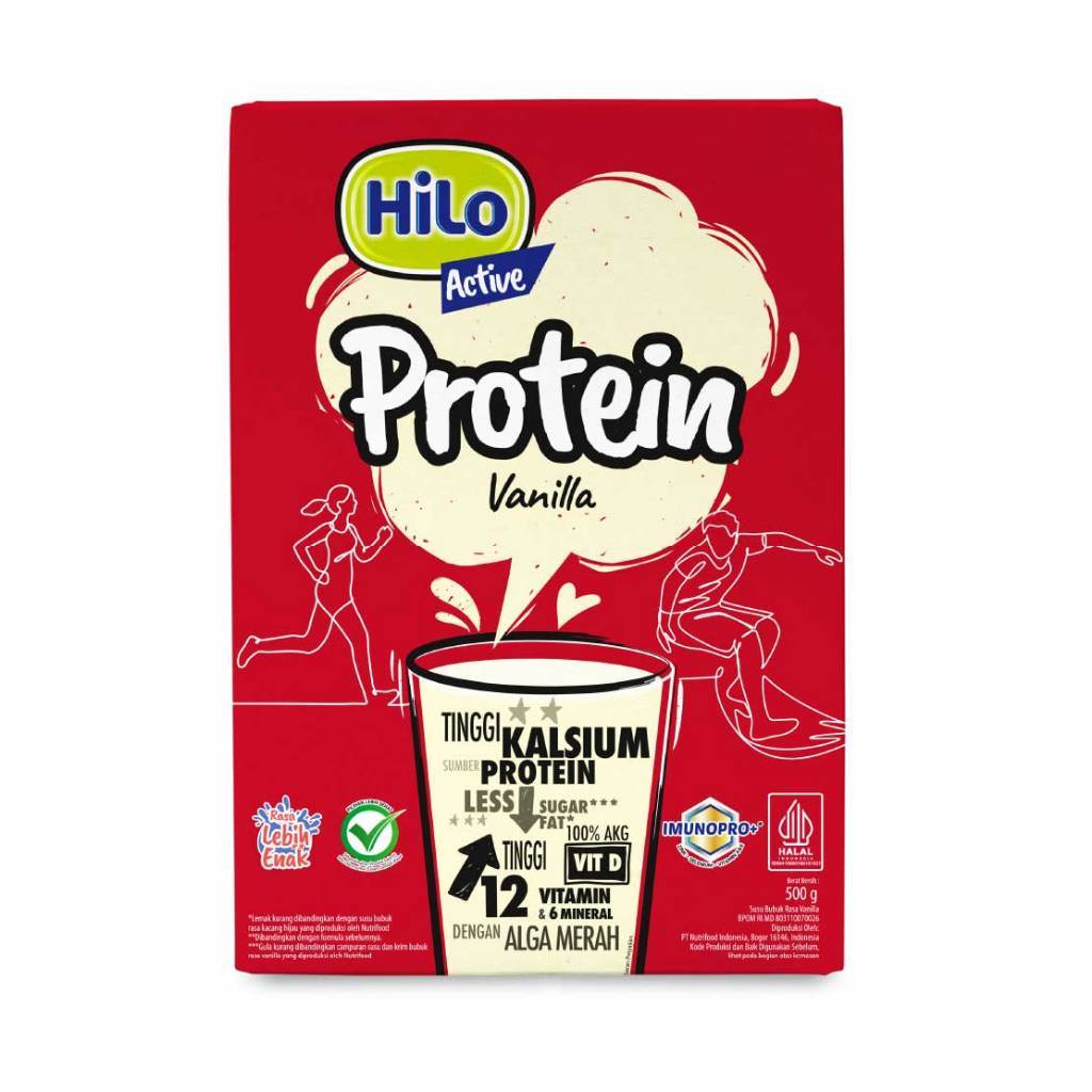 

HiLo Active Vanilla Susu Tinggi Kalsium 500 g