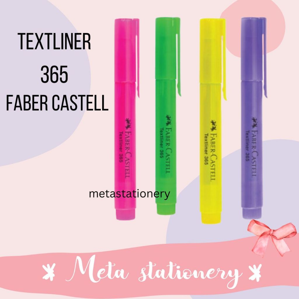 

Textliner / Highlighter Faber Castell 365 Translucent Warna Cerah (1pc)