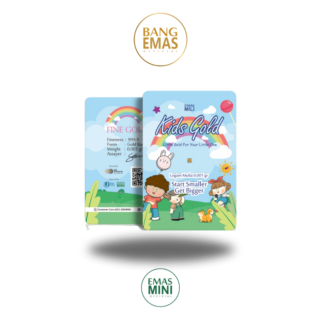Emas Mili (Kids Gift) 0,001 Gram