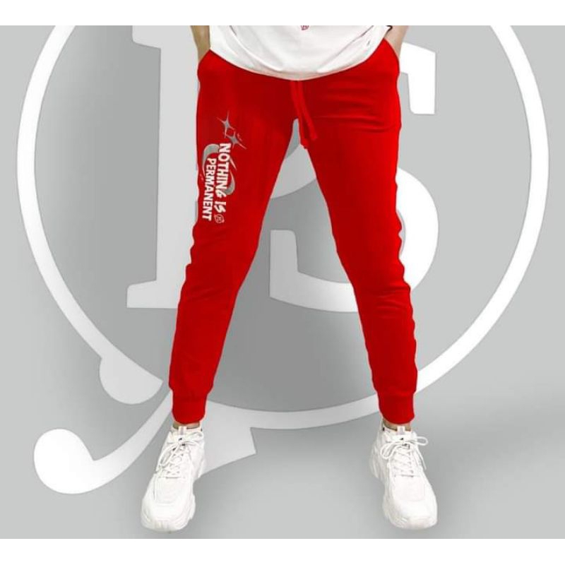 JOGER SENAM MERAH PYUR SPORT PANJANG