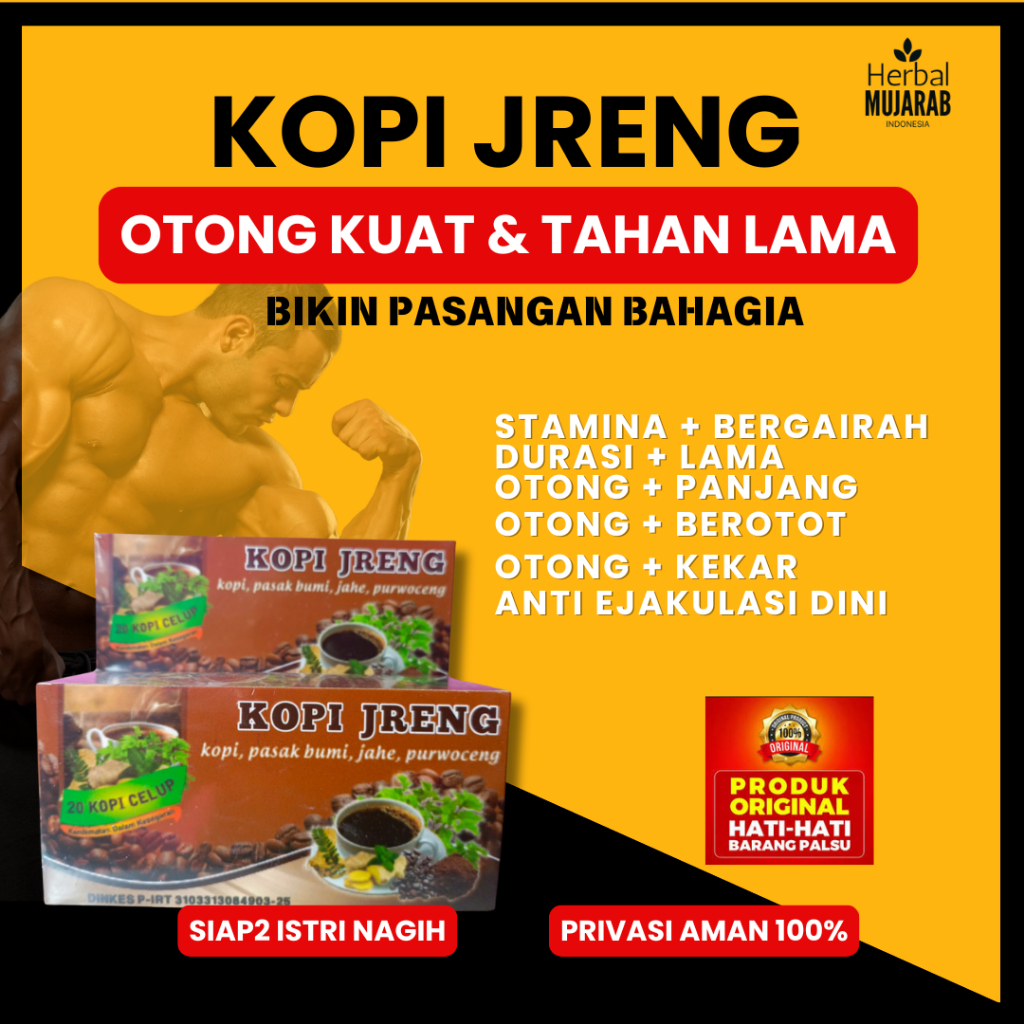 

KOPI JRENG- KOPI STAMINA - KOPI PRIA DEWASA - KOPI KEJANTANAN - KOPI KUAT- KOPI BERGAIRAH ISI 20S