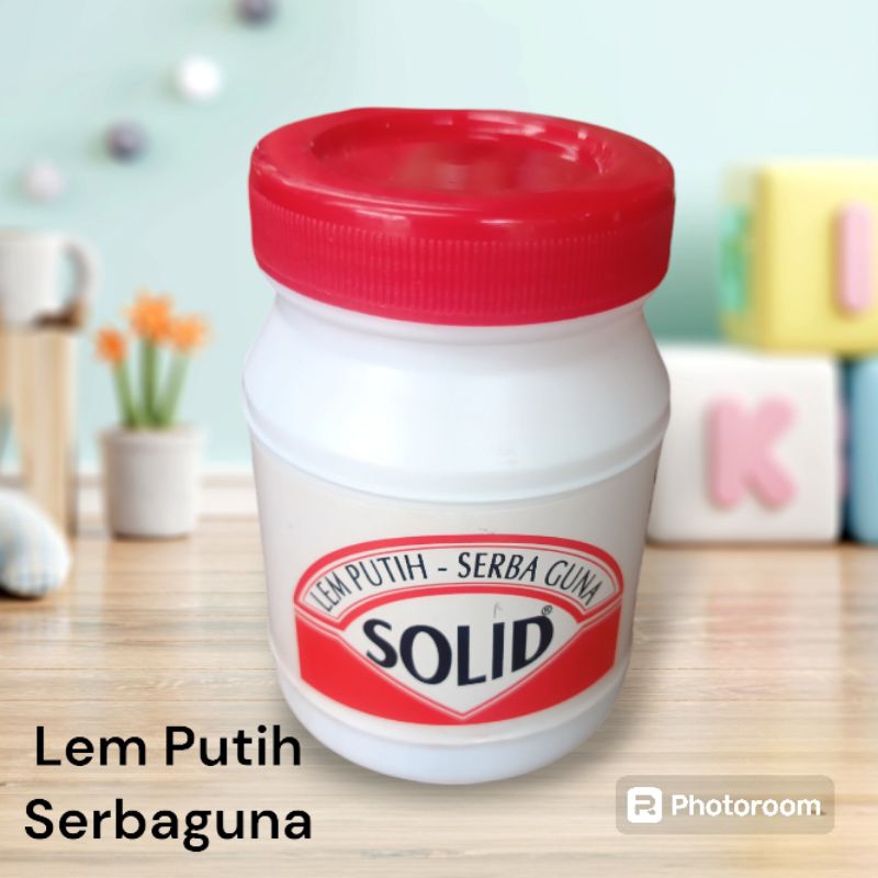 

Lem putih serbaguna SOLID setara lem fox 150gr