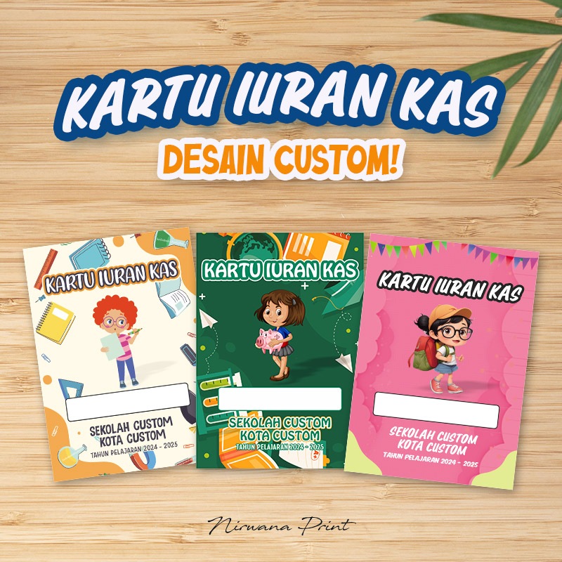 CETAK KARTU SPP KARTU KAS KARTU IURAN KARTU PEMBAYARAN