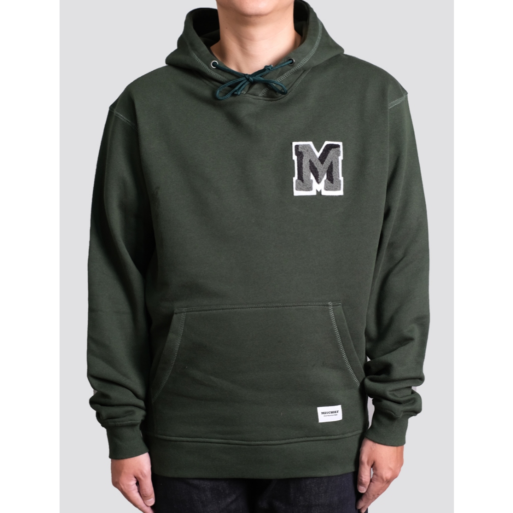 Mischief Denim - Initial Hoodie Green