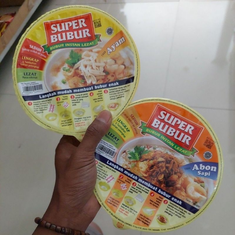 

Super Bubur Mangkok 67gr Super Bubur Abon Ayam