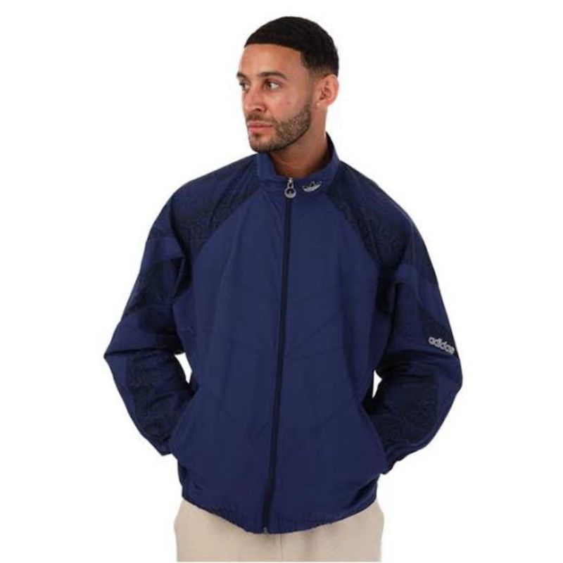 ADIDAS MEN SPRT ANIMAL-PRINT SHARK WOVEN TRACK TOP H06753 ORIGINAL