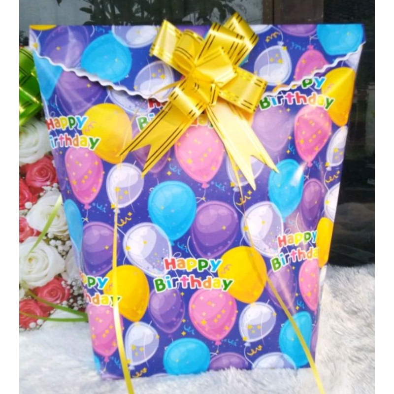 

KERTAS KADO KANTONG KADO INSTANT KARTU UCAPAN BUNGKUS KADO PAPERBAG INSTANT Ukuran Jumbo Medium Kecil
