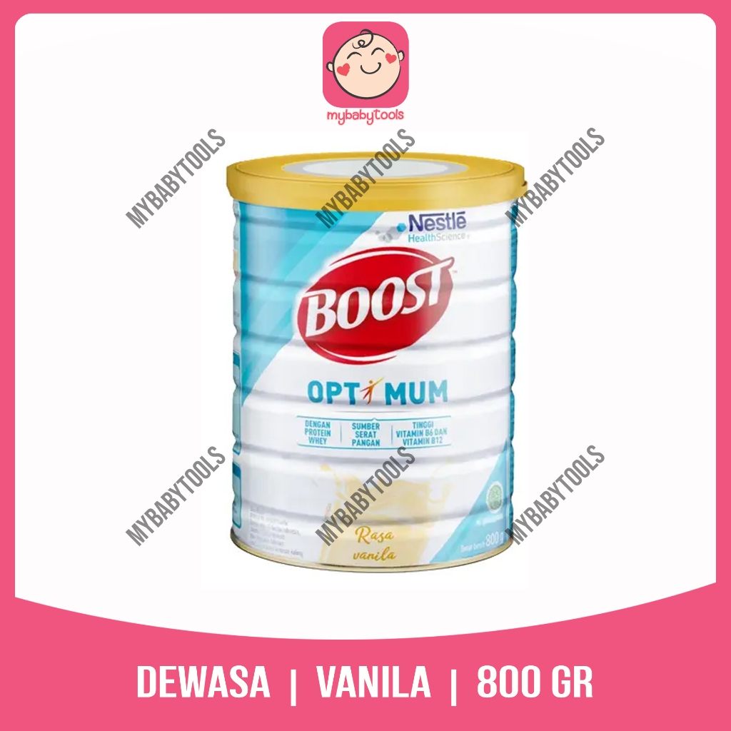 

NESTLE BOOST Optimum Susu Nutrisi Vanila Dewasa dan Lansia 800gr