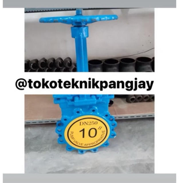 Knife Gate Valve 8 inch WCB Disc SS 304