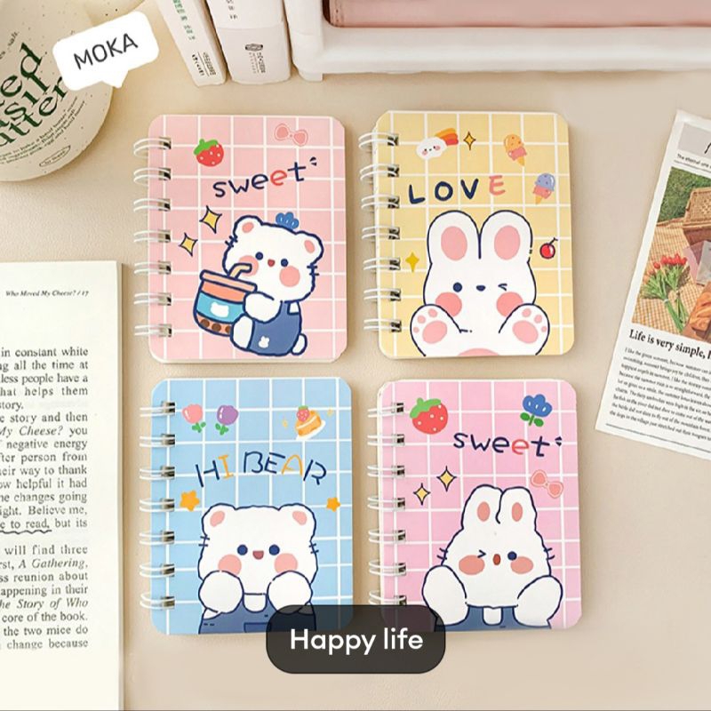 

Notebook Mini Lucu , Buku Keren, Buku Lucu, Buku Anak - Happy