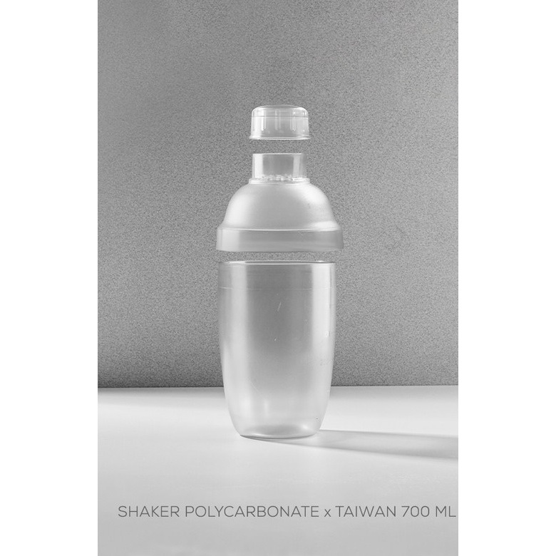 Utensil Perlengkapan Usaha Minuman Cafe Shaker Polycarbonate 700ml