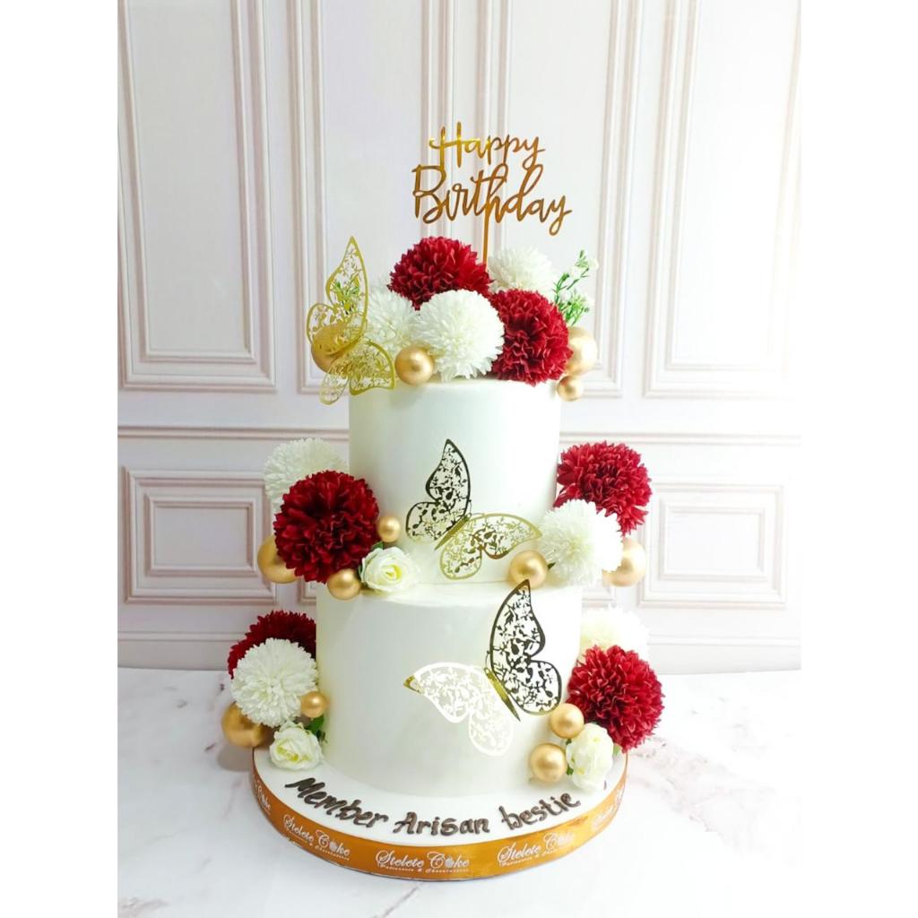 

Kue Ulang Tahun/Birthday Cake/Kue Ultah Tema Merah Putih/Kue Birthday Jakarta