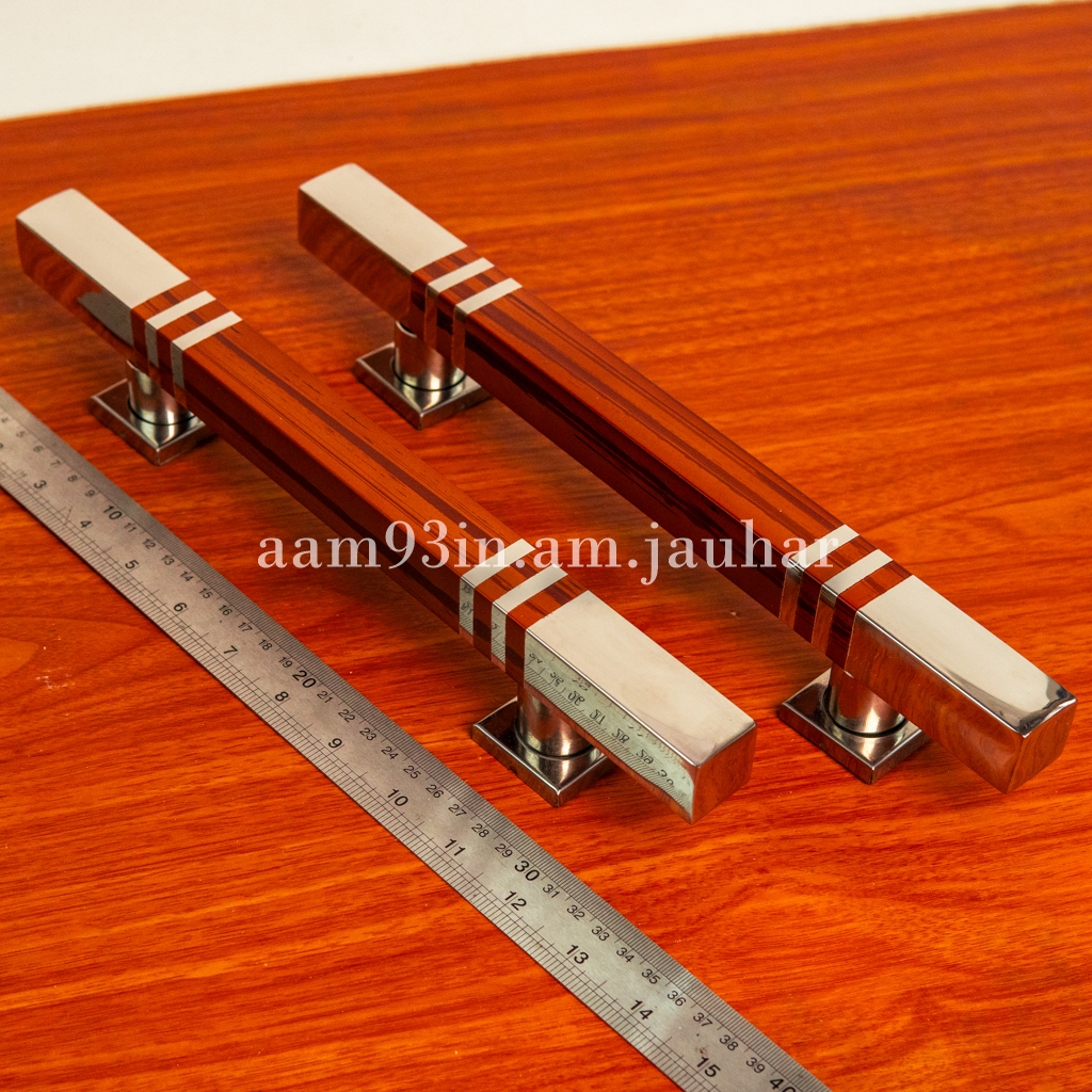 Kunci pintu kuputarung minimalis handle pintu Tarikan pintu gagang pintu kotak kayu kmb 33 cm coklat