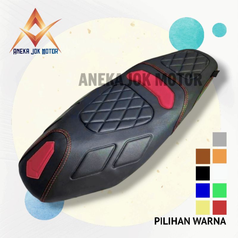 Kulit jok motor NEW EXTREM Sarung jok motor beat / vario 125 / vario 150 / vario / scoopy / genio / 