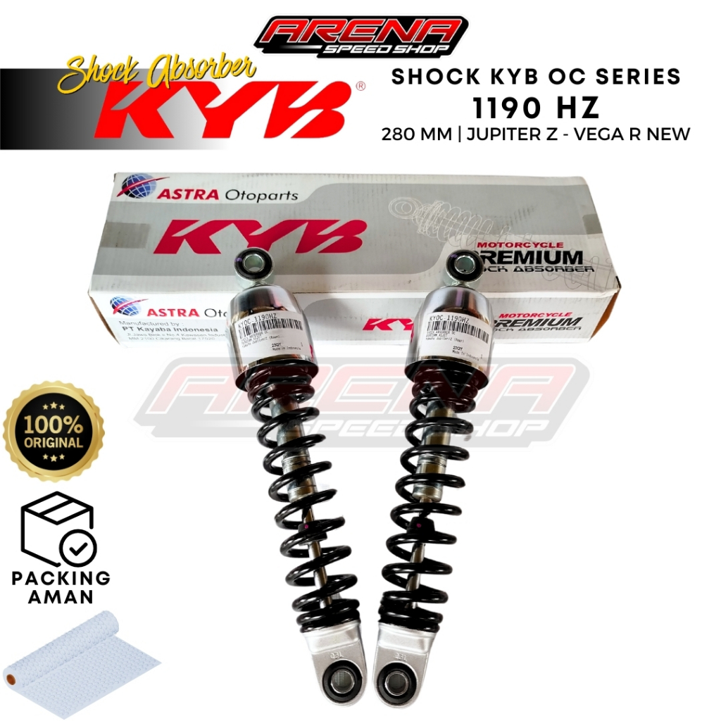 KYB Premium KY0C 1190 HZ 280mm Shock Breaker Jupiter F1ZR Vega Kayaba OC Series 280 mm Original