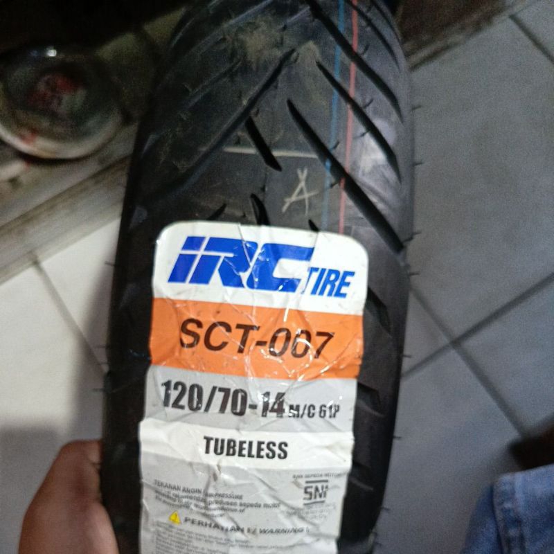 Ban Tubeless IRC 120/70-14 SCT-007 // ban belakang PCX 150