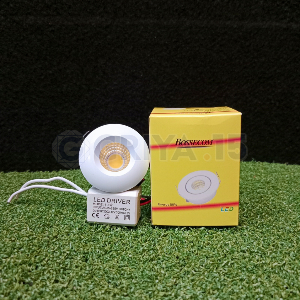 Lampu Downlight Spot Bossecom BE-9019 3W