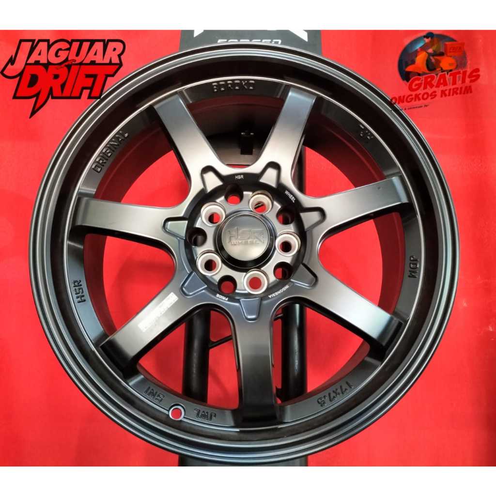 Velg mobil r17 promo hsr boroko ring 17 lebar 7.5 Velg bisa untuk Innova ertiga Apv voxy camry stree
