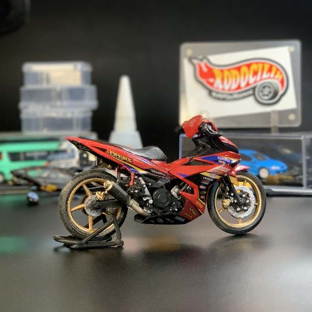 Miniatur Motor MX king Ziear Racing Team Skala 1:12