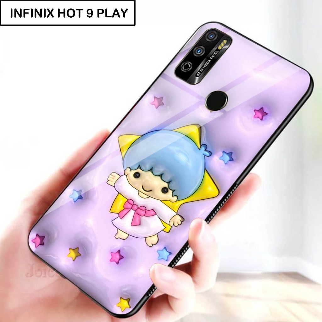 Softcase Kaca For INFINIX HOT 9 PLAY - Case Handphone INFINIX HOT 9 PLAY [T46].