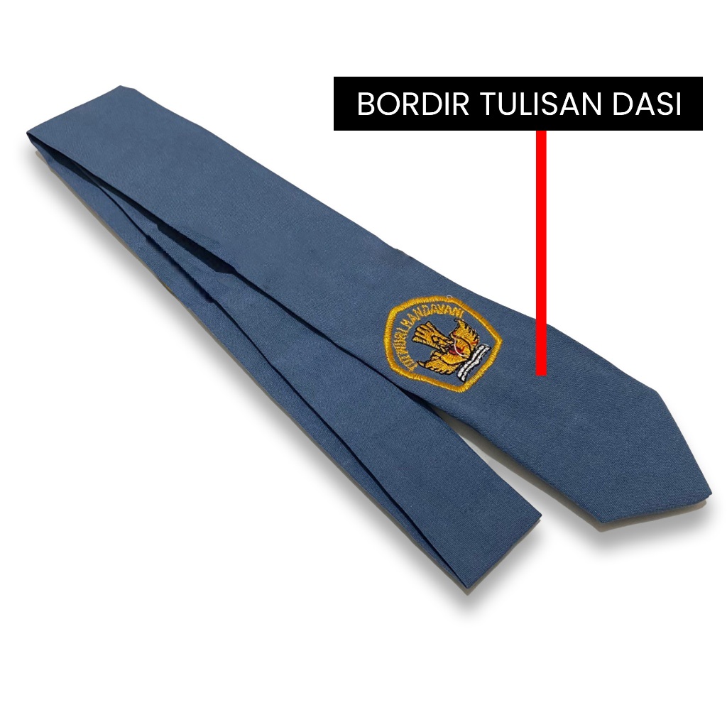 DASI SEKOLAH (( CUSTOM )) NAMA BORDIR DASI SD SMP SMA