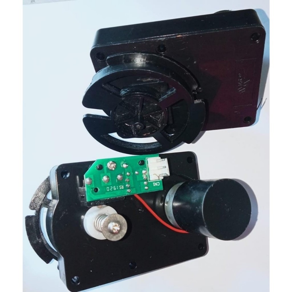 DINAMO PEMUTAR DC 24V - 25RPM GEARBOX RPM LAMBAT TORSI 20KG/CM Original