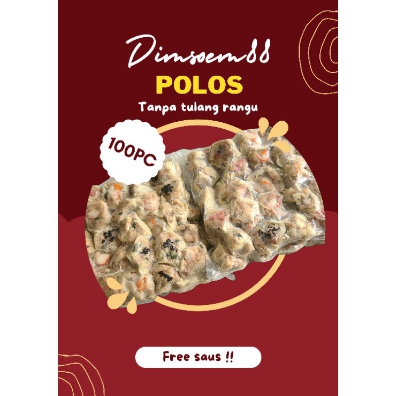 

Dimsum polos 100pc