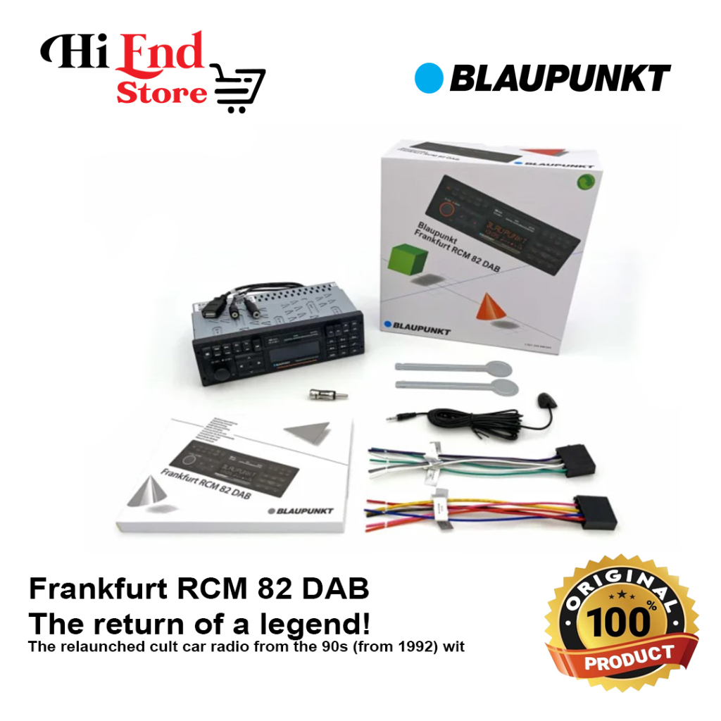 Frankfurt RCM 82 DAB HEAD UNIT SINGLE DIN BLAUPUNKT