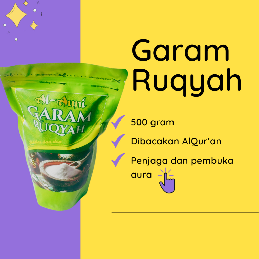 

Garam Ruqyah Serbaguna – Meningkatkan Kesehatan Spiritual dan Fisik