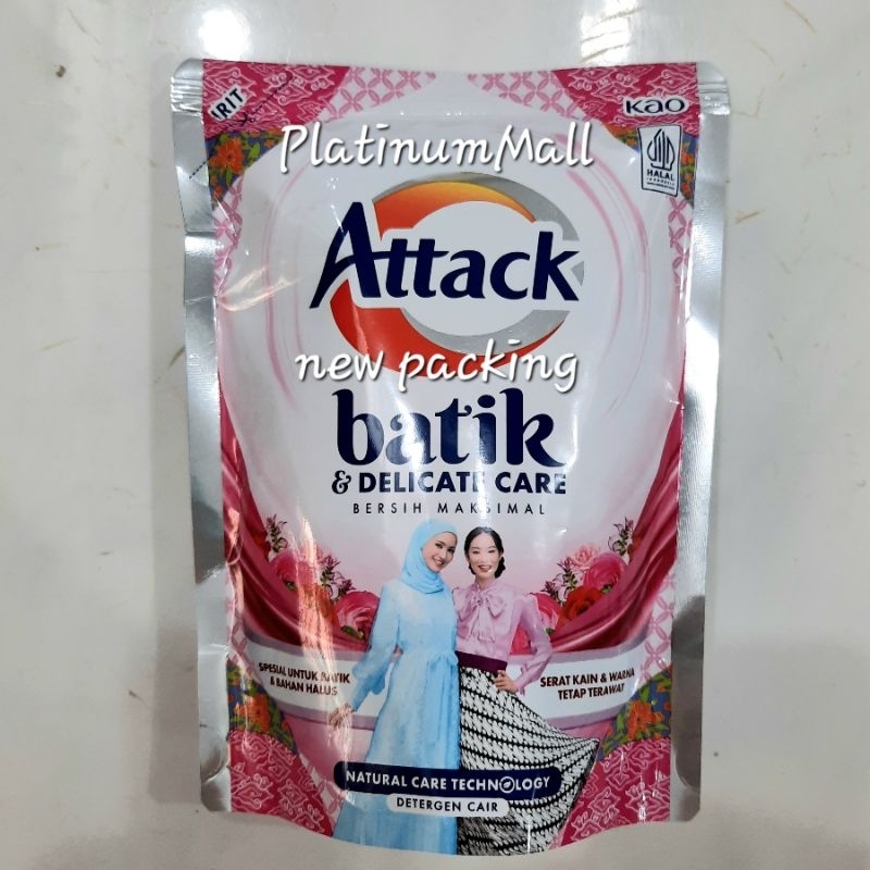 Sabun cuci cair attack batik care 400ml deterjen